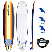 Load image into Gallery viewer, Wavestorm 8' Surfboard, Sunburst Graphic